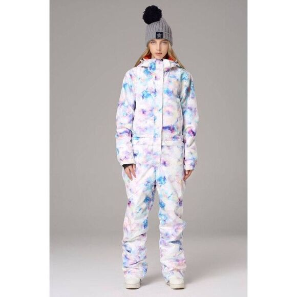 Searipe Pants - Searipe Colorful One-Piece Hooded Snowsuit / Jumpsuit Sz. M